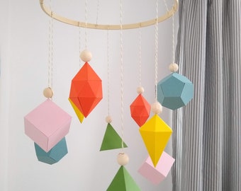 Modern geometric mobile / customizable