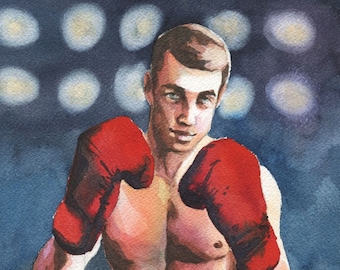 PRINT of Original Art Work Watercolor Painting Gay Interest - Etsy