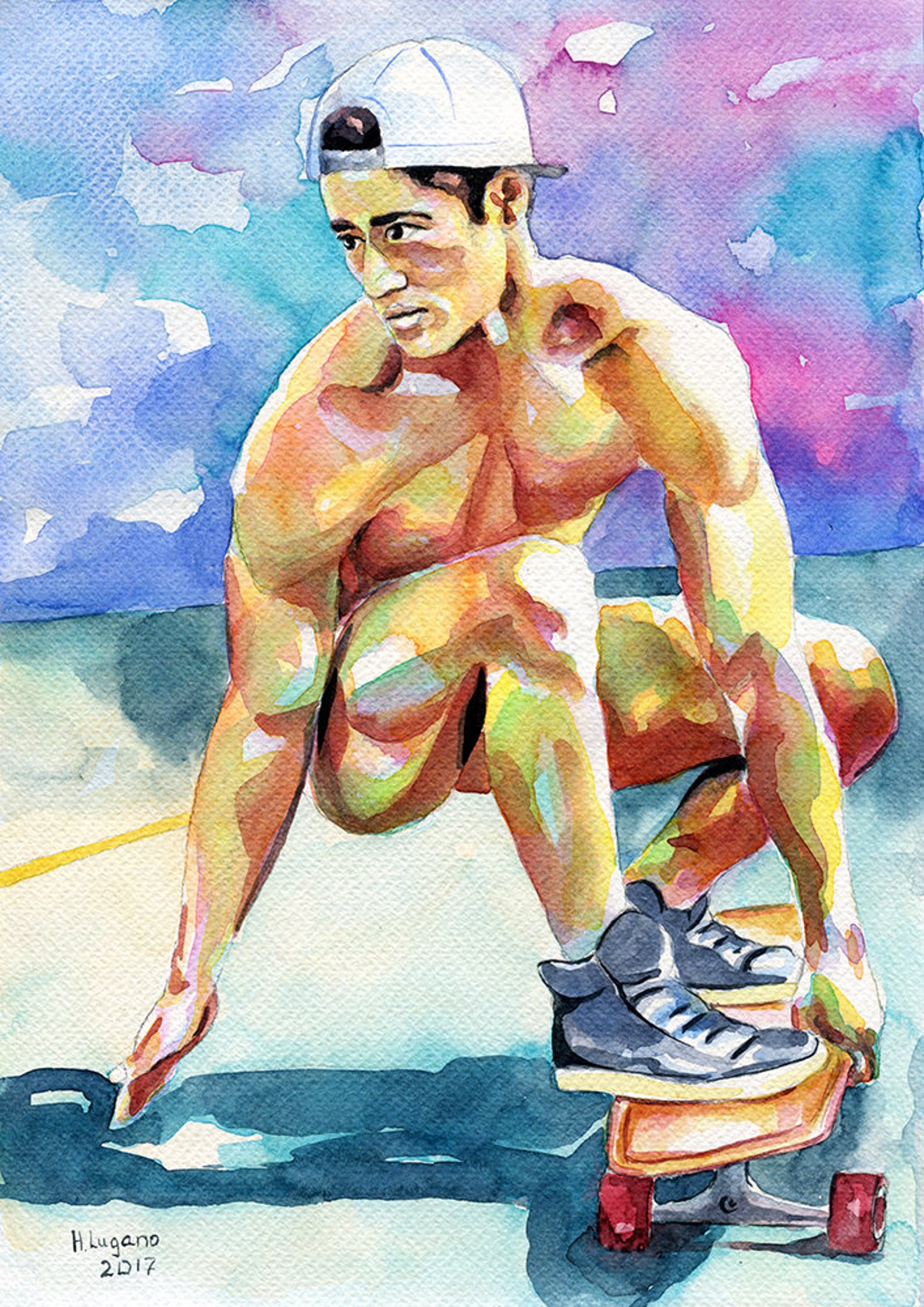 Gay men paintings