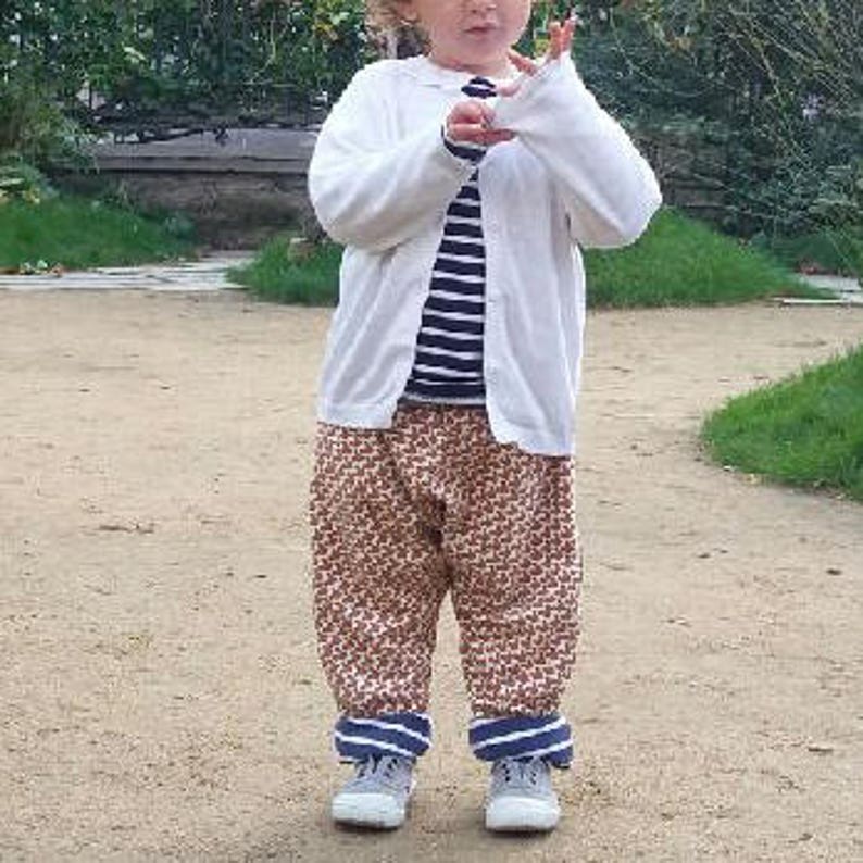 Baby reversible pants