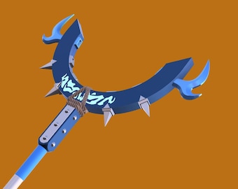 Lovely Assistaff - Zanka Vital Instrument - STL Download - Gachiakuta Prop
