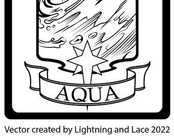 Cardcaptor Aqua Clear Card Clean Vector