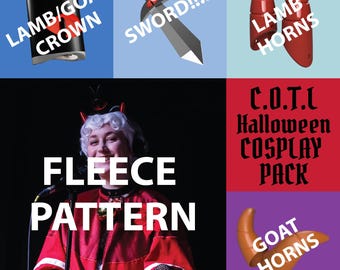 C.O.T.L. Halloween Cosplay Pack - Horns, Crown, Sword, Fleece - STL Downloads OCTOBER ONLY!