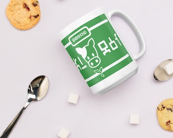 Farm Fresh Milk Mug - Matcha Flavor (With &quot;nutrition&quot; facts!)