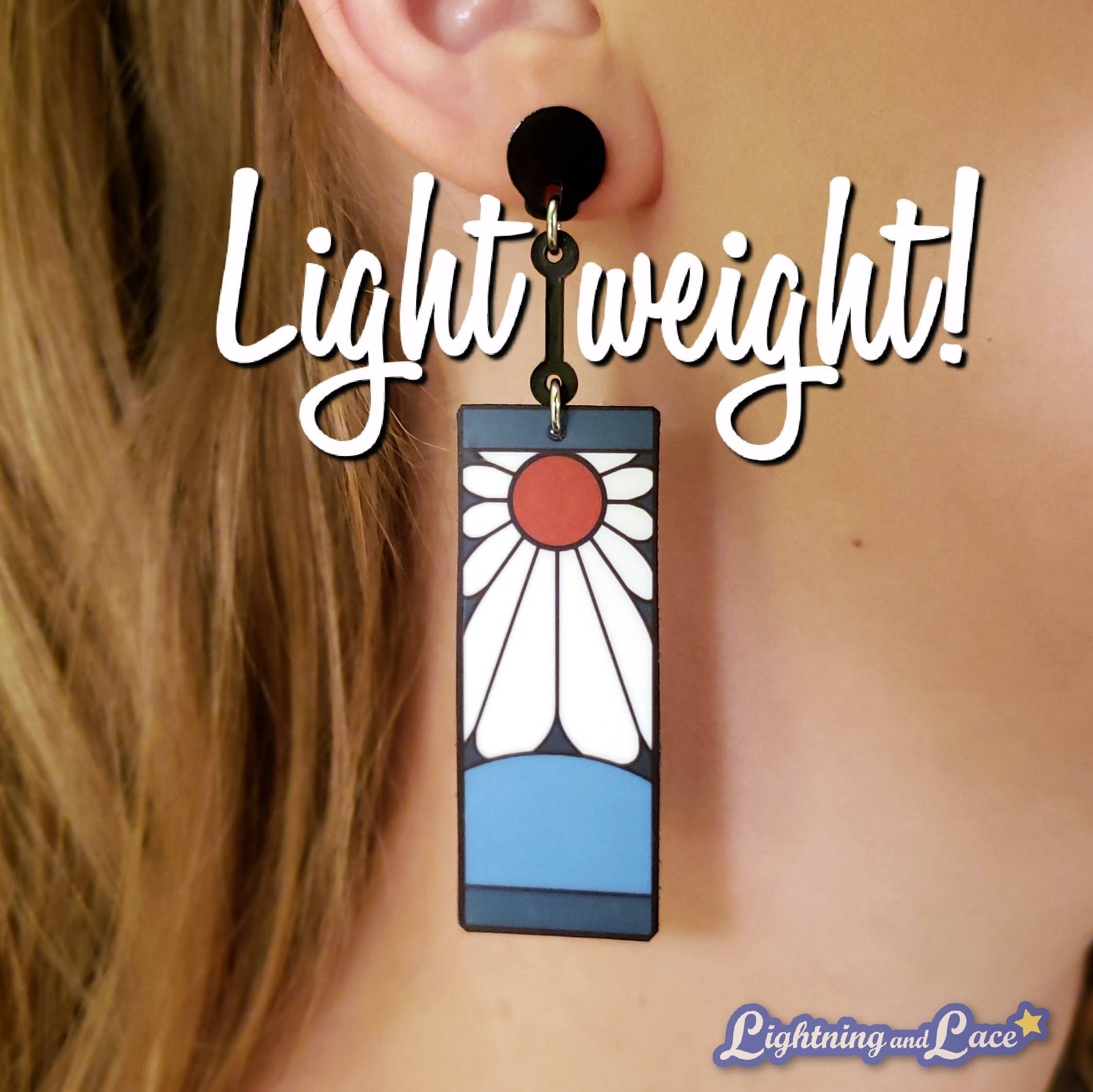 Etsy demon slayer earrings deals