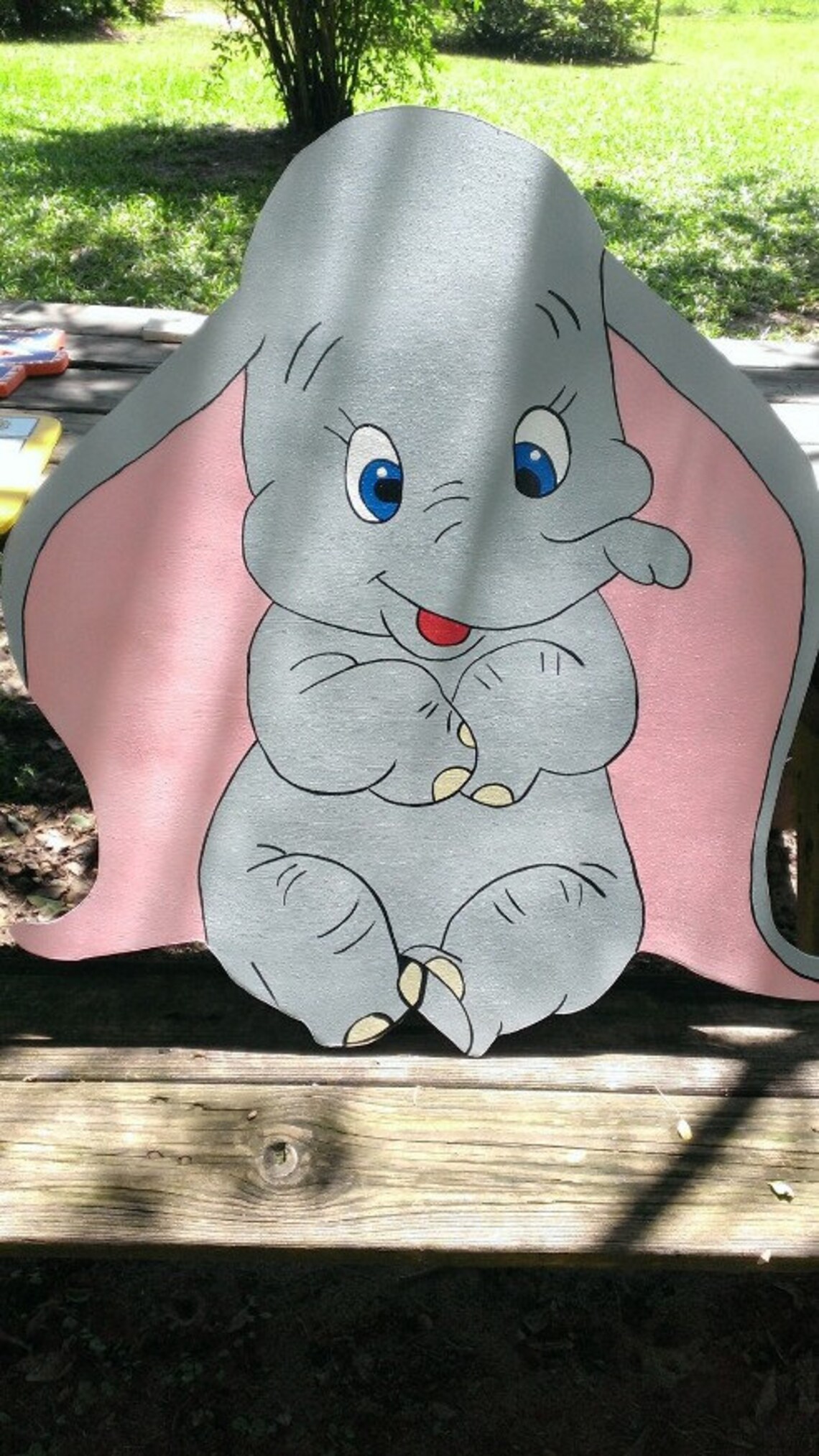 30 Wooden Dumbo Decoration Etsy