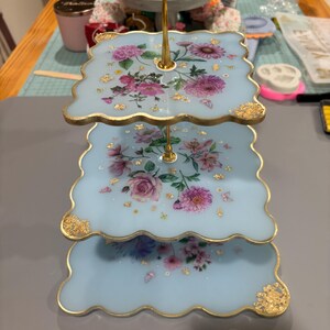 3-Tiered Tray, Resin