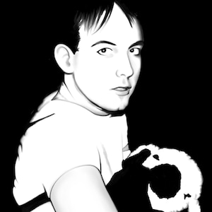 Young Robert Smith of The Cure