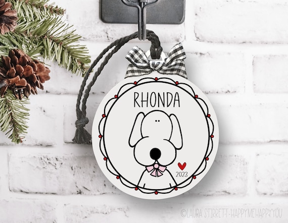 Dog Ornament, Puppy Ornament, Dog Mom Gift, Pet Owner Gift, Dog Lover Gift, New Puppy Gift, Personalized Dog Ornament, Custom Puppy Ornament