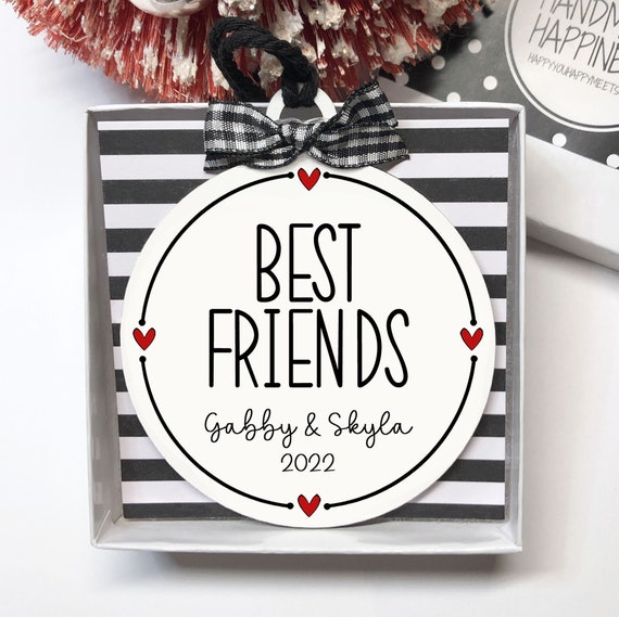 Girlfriend Gift, Best Friend Gift, Best Friend Ornament, Girlfriends Ornament, Personalized Best Friend Gift, Custom Gift for Girlfriends