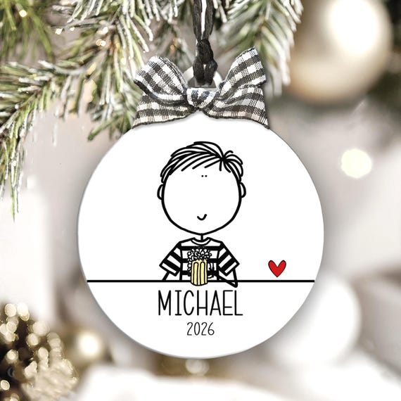 Custom Beer Lover Ornament For Him Personalized Name Year Boyfriend Husband Gift