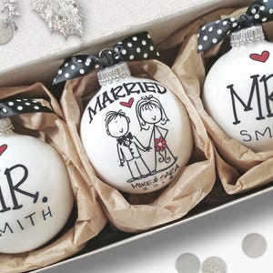 WowMoment Wedding Gifts For Couples 2024 - 12PCS Mr & Mrs Coffee Mugs With Bamboo Serving Board - Bridal Shower, Christmas, Engagement