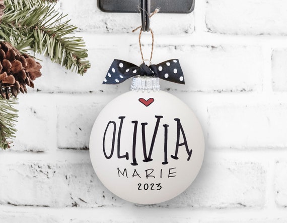 Girl Ornament, Girl Name Ornament, Girl Christmas Ornament, Personalized Ornament, Gift for Girl, Gift for Daughter, Gift for Granddaughter