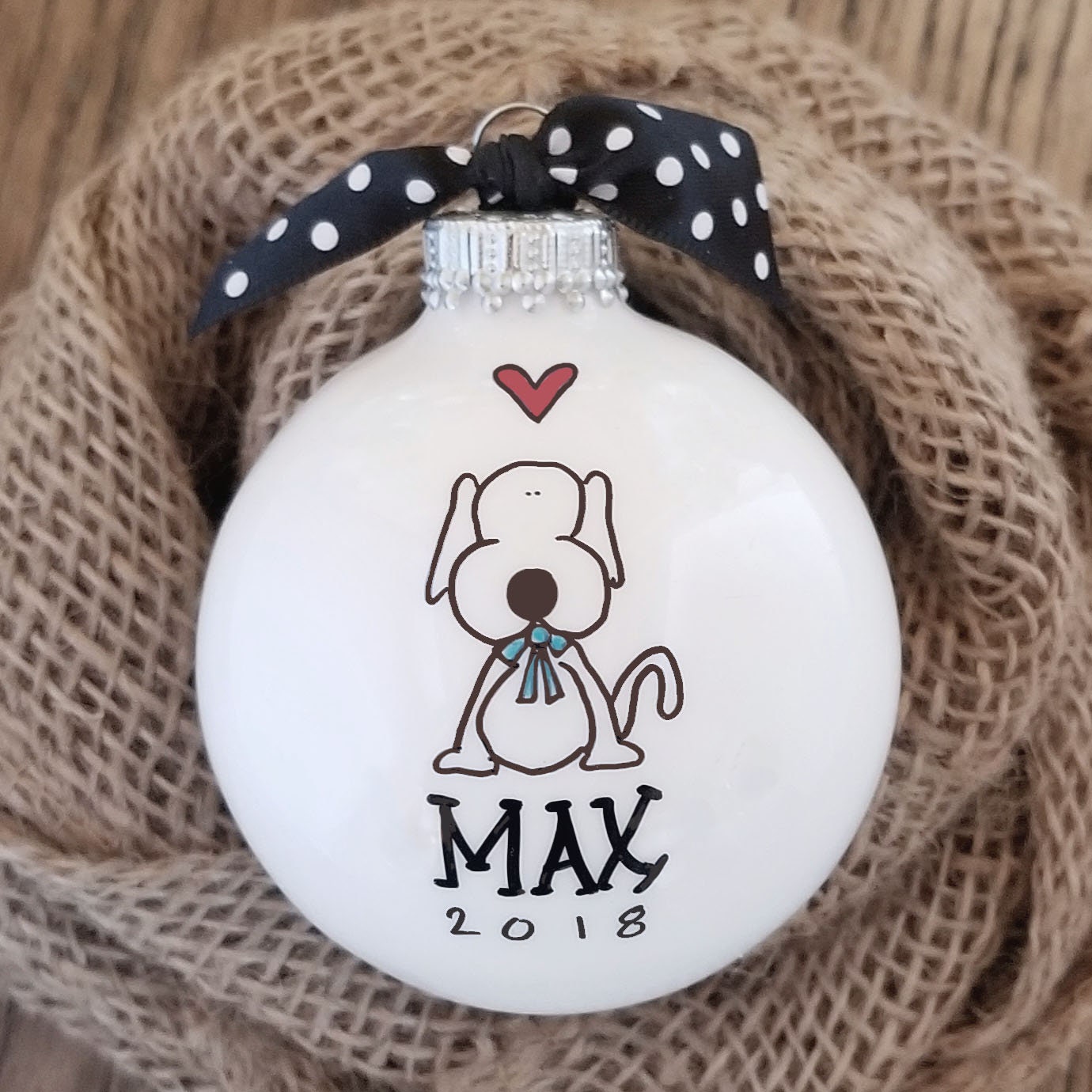 Dog Ornament Personalized Ornament Dog Lover Gift Doggie Etsy