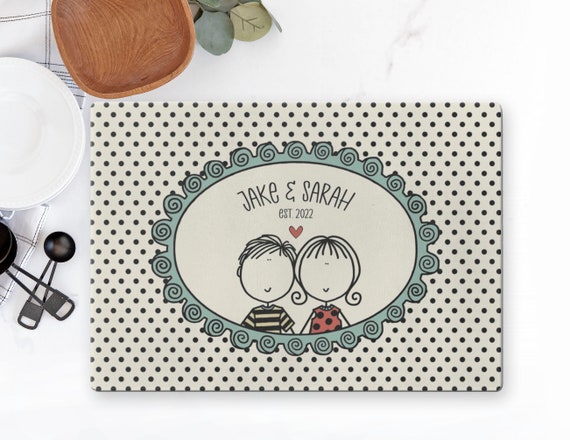 Personalized Cutting Board, Wedding Gift, Bridal Shower Gift, Couples Gift, Custom Cutting Board, Charcuterie Board, Unique Wedding Keepsake