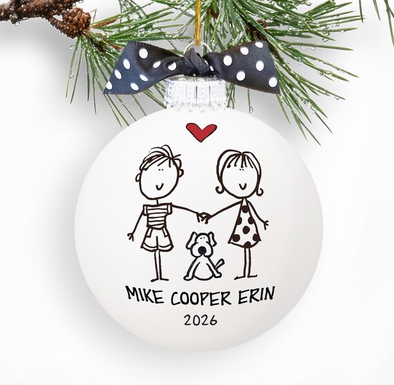 Personalized Pet Ornament Custom Name Dog Lover Gift Family Keepsake Ornament