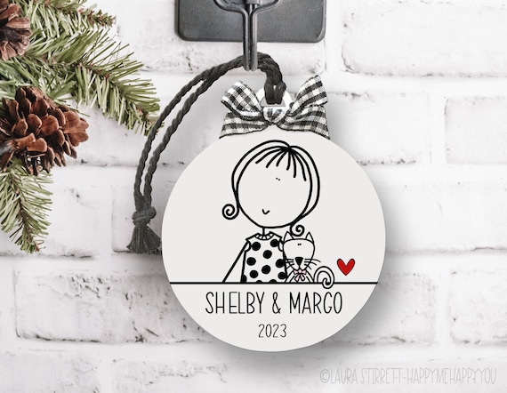 Custom Cat Ornament, Personalized Pet Ornament, Cat Lover Gift, New Kitten Gift, Cat Ornament, Pet Owner Gift, New Cat Gift, New Kitten Gift