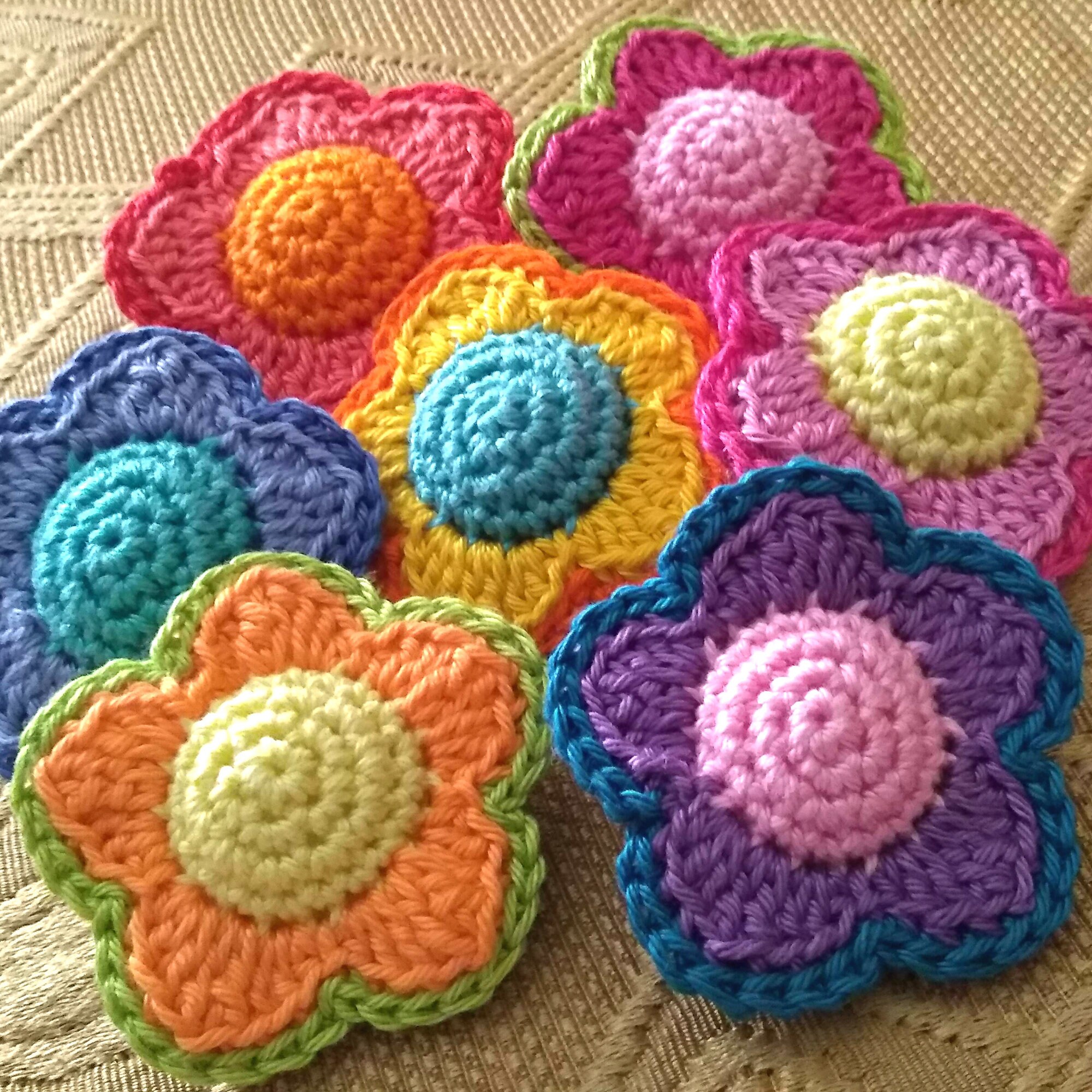 Crochet Pattern Flower / Haakpatroon Bloem english - Etsy Canada