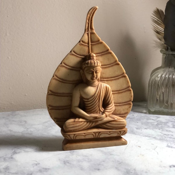 Little Buddha Statue with Mala Beads