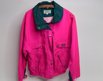 Wicked Hot Vintage 80's CB Sports Hot Pink Ski Jacket