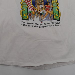 Epic Vintage 1989 Great Aloha Run Finisher T-Shirt image 6