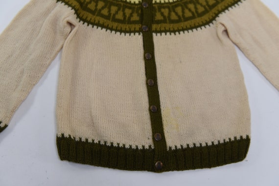 Ultimate Boss Vintage 70's Scandinavian Hand Knit… - image 3