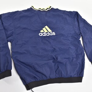 Wicked Legit Vintage 90's Adidas Neon Green Windbreaker image 10