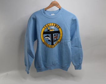 Wicked Cool Vintage 80's Trailsmen Conservation Club Sweatshirt