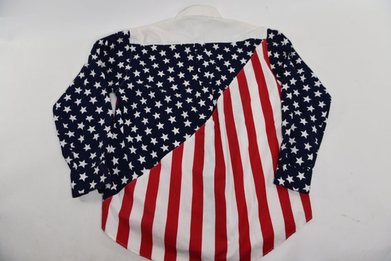 Ultimate American Vintage 90's American Flag Butt… - image 5