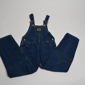 Absolutely Adorable Vintage 70&#39;s LEE Brand Denim Childrens Overalls Size 6X