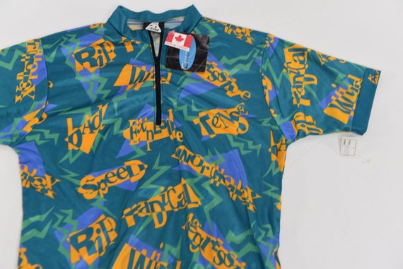 Hardcore Vintage 90's Cycling / Biking Jersey - image 2