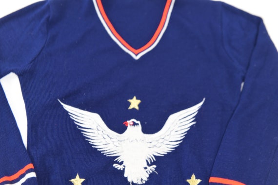 Ultimate American Vintage 70's Liberty Eagle Knit… - image 5