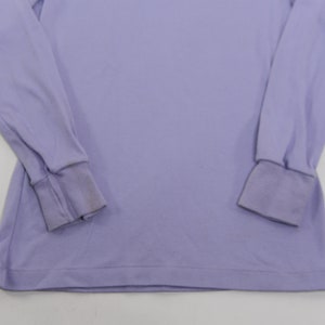 Way Cute Vintage 70's Purple Duofold Womens Turtleneck Shirt image 2