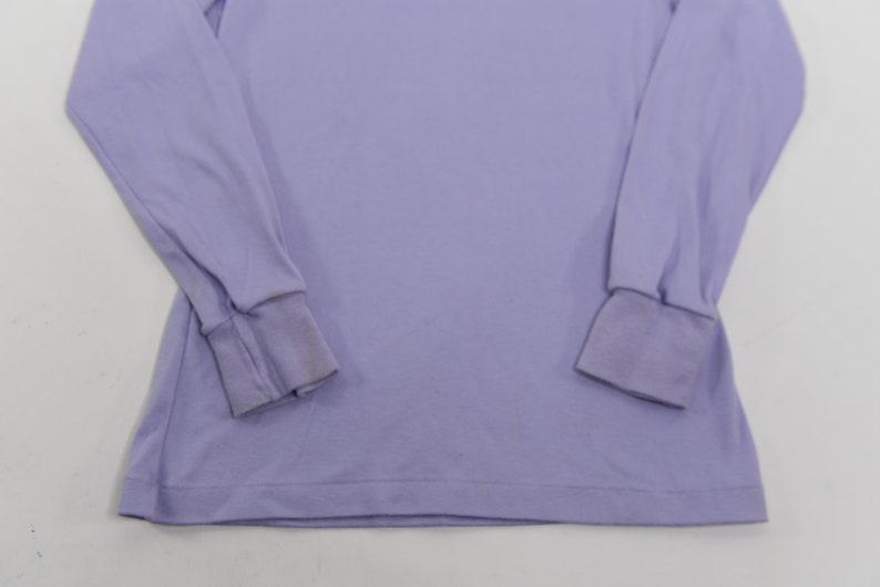 Way Cute Vintage 70's Purple Duofold Womens Turtleneck Shirt image 2