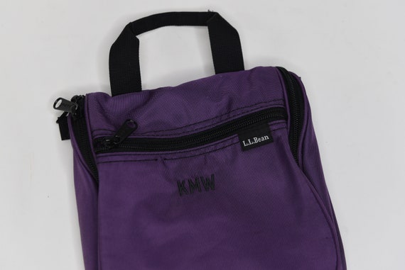 Super Stylin' Vintage L.L.Bean Purple Toiletry Bag - image 4