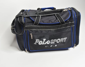 Sick Nasty Vintage 90's Polo Sport USA Duffel Bag