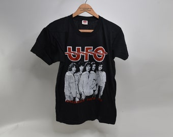 Friggin' Fantastic Vintage 1980 UFO English Rock Band American Tour T-Shirt