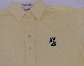 Camisa de golf clásica y elegante de Mickey Mouse con estampado de Disney de los años 80
