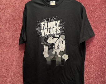 Camiseta vintage Crazy Dope de la gira Family Values del año 2001