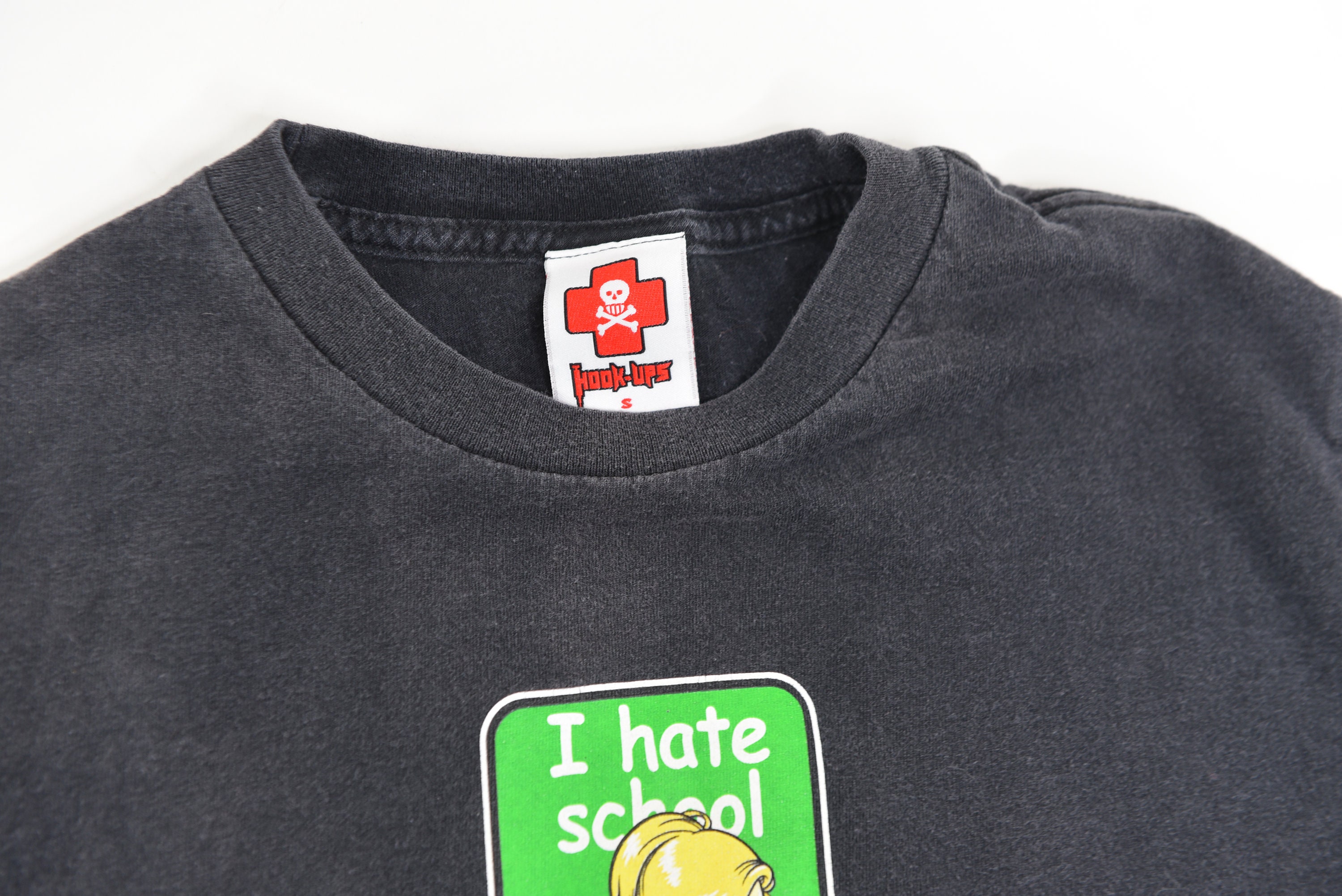 素晴らしいヴィンテージ 90 年代 Hook Ups「I Hate School」スケート