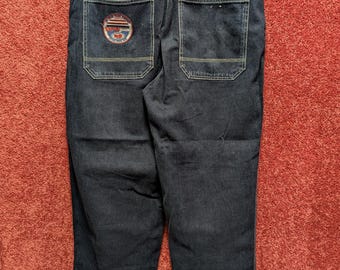 Vintage Johnny Blaze Jeans 38x33 Baggy 100% Cotton Method Vintage Johnny Blaze Jeans 38x33 Baggy 100% Cotton Method