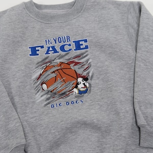 Super Savage Vintage 90&#39;s Big Dogs Basketball Sweatshirt