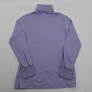 Way Cute Vintage 70's Purple Duofold Womens Turtleneck Shirt image 8