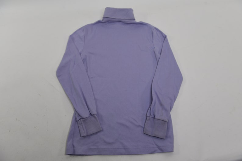 Way Cute Vintage 70's Purple Duofold Womens Turtleneck Shirt image 8