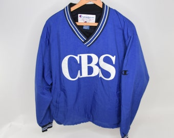 Génial vintage 90's Champion Brand CBS Sports Springfield Pullover Windbreaker