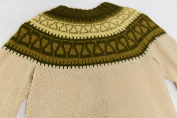 Ultimate Boss Vintage 70's Scandinavian Hand Knit… - image 10