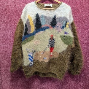 希少　60〜80s 英国製　Ann Arundell アンアルンデル ニット Ann Arundell Mohair Knit / Ginger & Red - ネコ古着 - フレーメンストア