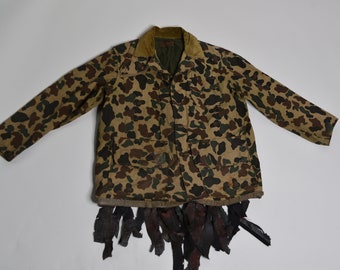 Friggin' Fantastic Vintage 60's Saf-T-Bak Duck Camouflage Hunting Jacket