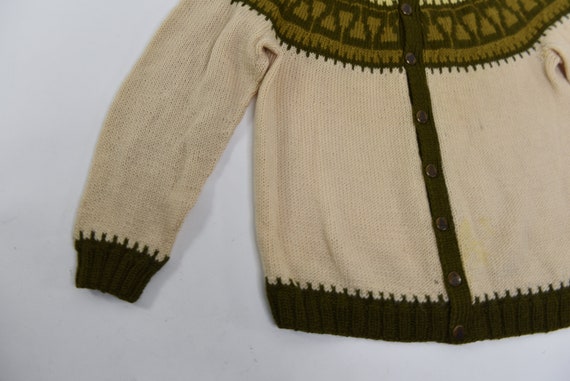 Ultimate Boss Vintage 70's Scandinavian Hand Knit… - image 5