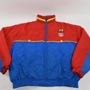 Way Fast Vintage 90's Jeff Gordon #24 Dupont Racing Puffer jacket